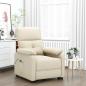Preview: ARDEBO.de - Relaxsessel Elektrisch Creme Stoff