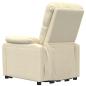 Preview: Relaxsessel Elektrisch Creme Stoff