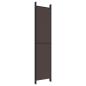 Preview: 6-tlg. Paravent Braun 300x220 cm Stoff