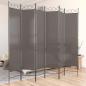 Preview: ARDEBO.de - 6-tlg. Paravent Anthrazit 240x220 cm Stoff