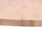 Preview: Tischplatte Ø40x2,5 cm Rund Massivholz Buche