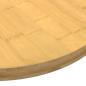 Preview: Tischplatte Ø70x2,5 cm Bambus