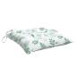 Preview: Stuhlkissen 4 Stk. Blattmuster 50x50x7 cm Oxford-Gewebe