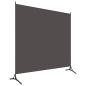 Preview: ARDEBO.de - Paravent Anthrazit 175x180 cm Stoff