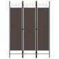 Preview: ARDEBO.de - 3-tlg. Raumteiler Braun 120 x 180 cm