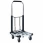 Preview: Transportwagen Klappbar 150 kg Aluminium Silbern