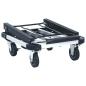 Preview: Transportwagen Klappbar 150 kg Aluminium Silbern