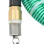 Preview: Saugschlauch mit Messing-Anschlüssen Grün 1,1" 3 m PVC
