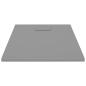 Preview: Duschwanne SMC Grau 100x70 cm
