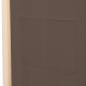 Preview: 4-teiliger Raumteiler Braun 160 x 170 x 4 cm Stoff