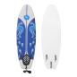Preview: ARDEBO.de - Surfboard Blau 170 cm
