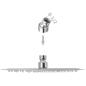 Preview: Regenbrause Edelstahl 25 cm Rund