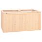 Preview: Hamsterkäfig 104 x 52 x 54 cm Massivholz Tanne