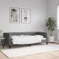 Preview: ARDEBO.de - Tagesbett Dunkelgrau 90x190 cm Stoff