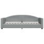 Preview: Tagesbett Hellgrau 80x200 cm Stoff