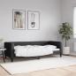 Preview: ARDEBO.de - Tagesbett Schwarz 80x200 cm Stoff