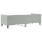 Preview: Tagesbett Hellgrau 80x200 cm Samt