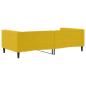 Preview: Tagesbett Gelb 100x200 cm Samt