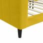Preview: Tagesbett Gelb 100x200 cm Samt