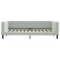 Preview: Tagesbett Hellgrau 90x200 cm Samt