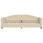 Preview: Tagesbett Creme 80x200 cm Stoff