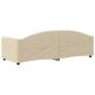 Preview: Tagesbett Creme 80x200 cm Stoff