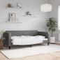Preview: ARDEBO.de - Tagesbett Dunkelgrau 90x200 cm Stoff