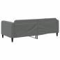Preview: Tagesbett Dunkelgrau 90x200 cm Stoff
