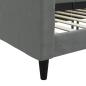 Preview: Tagesbett Dunkelgrau 90x200 cm Stoff