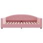 Preview: Tagesbett Rosa 100x200 cm Samt