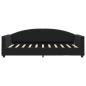 Preview: Tagesbett Schwarz 80x200 cm Samt