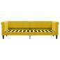Preview: Tagesbett Gelb 80x200 cm Samt
