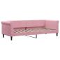 Preview: Tagesbett Rosa 80x200 cm Samt