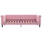 Preview: Tagesbett Rosa 80x200 cm Samt