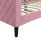 Preview: Tagesbett Rosa 80x200 cm Samt