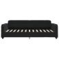 Preview: Tagesbett Schwarz 90x200 cm Samt