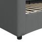Preview: Tagesbett Dunkelgrau 90x200 cm Stoff
