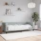 Preview: ARDEBO.de - Tagesbett Hellgrau 80x200 cm Samt