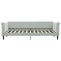 Preview: Tagesbett Hellgrau 80x200 cm Samt