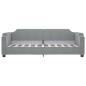 Preview: Tagesbett Hellgrau 80x200 cm Stoff