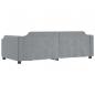 Preview: Tagesbett Hellgrau 80x200 cm Stoff