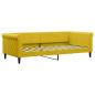 Preview: Tagesbett Gelb 90x200 cm Samt