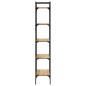 Preview: Bücherregal 5 Fächer Sonoma-Eiche 56x31,5x174 cm Holzwerkstoff