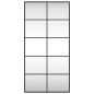 Preview: Wandspiegel Schwarz 50x100 cm Rechteckig Eisen