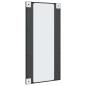 Preview: Wandspiegel Schwarz 50x100 cm Rechteckig Eisen