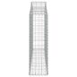 Preview: Gabionen mit Hochbogen 13Stk. 200x30x100/120cm Verzinktes Eisen