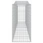 Preview: Gabionen mit Hochbogen 15 Stk 400x50x100/120cm Verzinktes Eisen