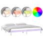 Preview: Massivholzbett mit LEDs 180x200 cm