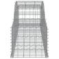 Preview: Gabionen mit Hochbogen 10 Stk. 300x50x40/60 cm Verzinktes Eisen
