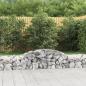 Preview: ARDEBO.de - Gabionen mit Hochbogen 17 Stk. 300x50x40/60 cm Verzinktes Eisen
